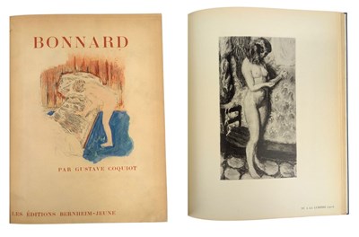Lot 156 - COQUIOT, GUSTAVE - 1922 BONNARD, LES EDITIONS BERNHEIM-JEUNE, ILLUSTRATED