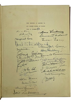 Lot 44 - SOHO HOSPITAL FOR WOMEN - [1944] SOHO CENTENARY: A GIFT FROM ARTISTS, WRITERS AND MUSICIANS, SIGNED