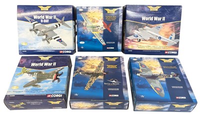 Lot 92 - AVIATION ARCHIVE - x6 BOXED 1/72 SCALE DIECAST MODEL PLANES