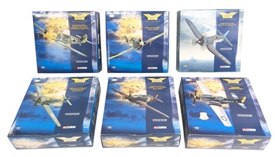Lot 105 - AVIATION ARCHIVE - x6 BOXED 1/72 SCALE DIECAST MODEL PLANES