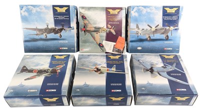 Lot 112 - AVIATION ARCHIVE - x6 BOXED 1/72 SCALE DIECAST MODEL PLANES