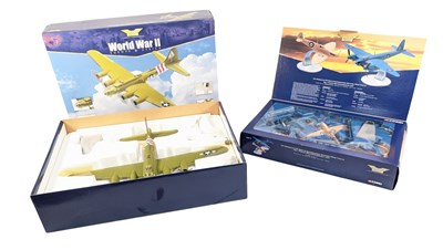 Lot 117 - AVIATION ARCHIVE - x2 BOXED 1/72 SCALE WWII DIECAST PLANES