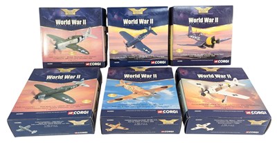 Lot 119 - AVIATION ARCHIVE - x6 BOXED 1/72 SCALE DIECAST MODEL PLANES