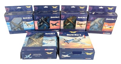 Lot 123 - AVIATION ARCHIVE - x6 BOXED 1/72 SCALE DIECAST MODEL PLANES