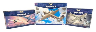 Lot 155 - AVIATION ARCHIVE - x3 BOXED 1/72 SCALE DIECAST MODEL PLANES