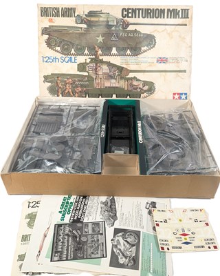 Lot 121 - MODEL KITS - JAPANESE TAMIYA 1/25 CENTURION MKIII No.30614/7500
