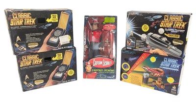 Lot 578 - STAR TREK - x4 PLAYMATES CLASSIC STAR TREK INTERACTIVE PLAY SETS
