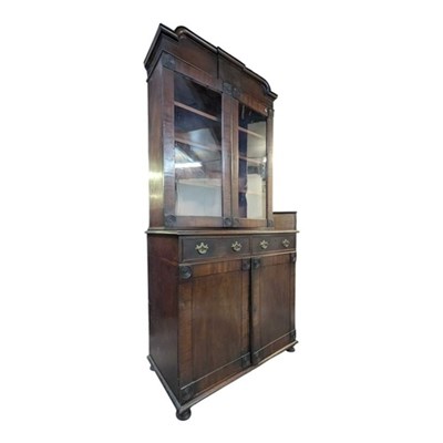 Lot 952 - 19TH CENTURY VICTORIAN MAHOGANY LIBRARY BOOKCASE CUPBOARD