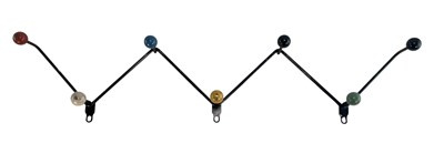 Lot 473 - LARGE 20TH CENTURY SPUTNIK W-SHAPED COAT RACK