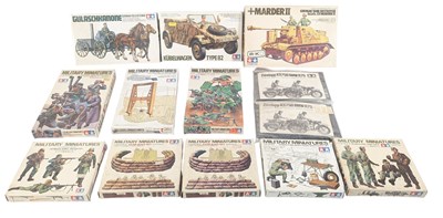 Lot 127 - MODEL KITS - x13 BOXED JAPANESE TAMIYA 1/35 MILITARY MINIATURES KITS