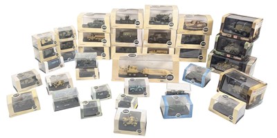 Lot 135 - DIECAST - COLLECTION OF OXFORD 1/76 MILITARY & AUTOMOBILE MODELS