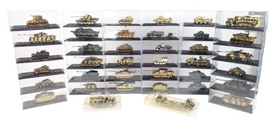 Lot 161 - DIECAST - COLLECTION OF MILITARY INTEREST MODEL VEHICLES & TANKS