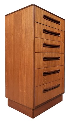 Lot 125 - V. B. WILKINS FOR G PLAN - FRESCO RANGE - TEAK CHEST OF DRAWERS