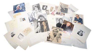 Lot 138 - AUTOGRAPHS - LARGE COLLECTION OF ASSORTED