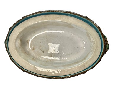 Lot 28 - MINTON 19TH CENTURY MAJOLICA GAME PIE DISH & COVER