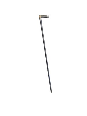 Lot 323 - 19TH CENTURY HORN HANDLED SILVER HALLMARKED WALKING STICK