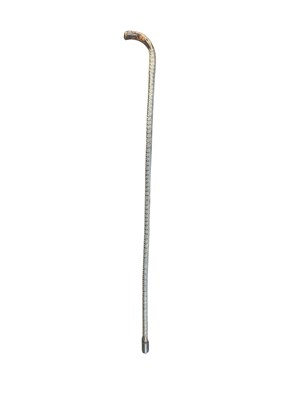 Lot 324 - EARLY 20TH CENTURY SNAKESKIN WALKING STICK