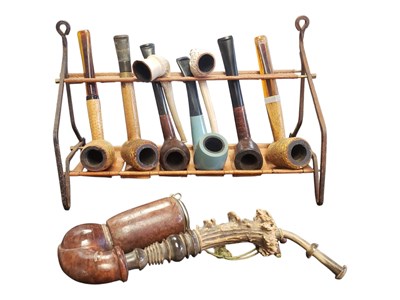 Lot 319 - COLLECTION OF 20TH CENTURY VINTAGE SMOKING TOBACCO PIPES