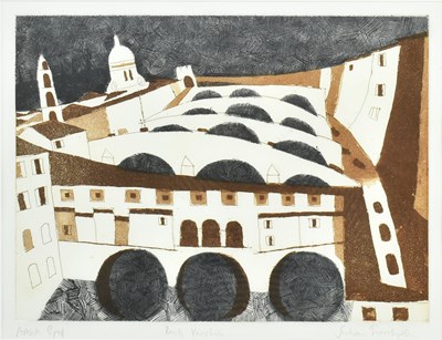 Lot 10 - JULIAN TREVELYAN (1910-1988) - PONTE VECCHIO - ARTIST'S PROOF