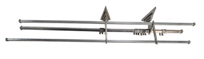 Lot 141 - MANNER OF VICTOR HORTA, BRUSSELS - ART DECO CHROME METAL TRAIN COAT HANGER
