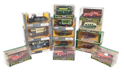 Lot 236 - DIECAST - x14 BOXED CORGI CLASSICS MODEL VEHICLES