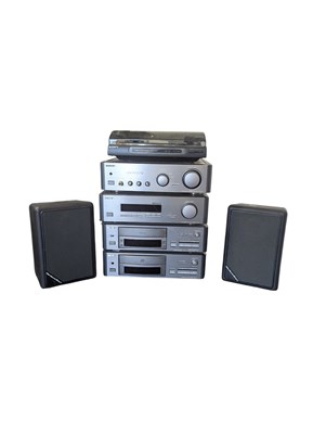 Lot 13 - SONY / MORDAUNT SHORT - VINTAGE HI-FI STACKING SYSTEM