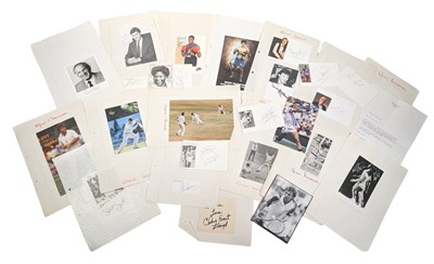 Lot 182 - SPORT - COLLECTION OF AUTOGRAPHS