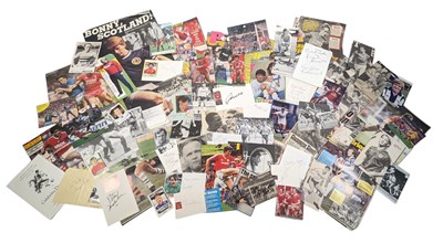 Lot 184 - FOOTBALL - LARGE COLLECTION OF AUTOGRAPHS