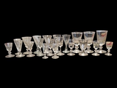 Lot 112 - COLLECTION OF VICTORIAN 19TH & 20TH CENTURY DRINKING GLASSES