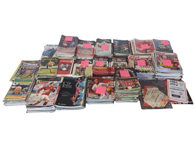 Lot 522 - LARGE COLLECTION OF 1980S TO 2000S MANCHESTER UNITED FOOTBALL PROGRAMMES