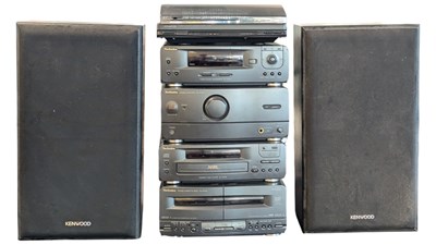 Lot 28 - TECHNICS / KENWOOD, JAPAN - LATE 20TH CENTURY TECHNICS HIFI MUSIC STACKING SYSTEM