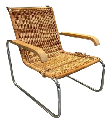 Lot 270 - MARCEL BREUER FOR THONET - MODEL B35 - 1960S DESIGNER ARMCHAIR