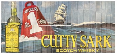 Lot 89 - CUTTY SARK WHISKEY - LARGE TWELVE-PART BILLBOARD POSTER
