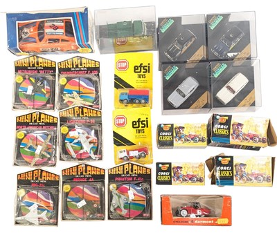 Lot 268 - DIECAST - COLLECTION OF VINTAGE CORGI, MINI PLANES, & OTHER MODELS