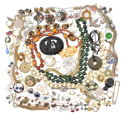 Lot 398 - COLLECTION OF COSTUME JEWELLERY