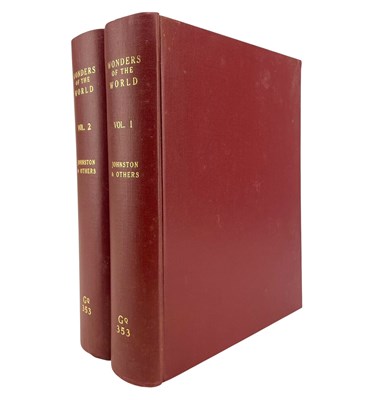 Lot 187 - JOHNSTON, HARRY - C. 1911 - WONDERS OF THE WORLD - ILLUSTRATED MARVELS OF NATURE