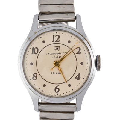 Lot 395 - VINTAGE INGERSOLL LONDON TRIUMPH WRISTWATCH