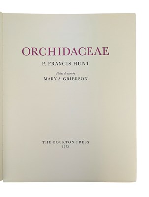 Lot 87 - HUNT, P. FRANCIS - 1973 ORCHIDACEAE, SIGNED LIMITED EDITION, COLOUR PLATES, SCARCE UNBOUND COPY