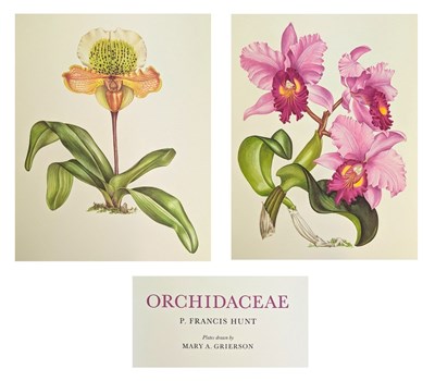 Lot 97 - HUNT, P. FRANCIS - 1973 ORCHIDACEAE, SIGNED LIMITED EDITION, COLOUR PLATES, SCARCE UNBOUND COPY