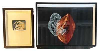 Lot 231 - FIONA HASER (B. 1961) - THE JOURNEY - 3D LIGHT BOX ART AND PRINT