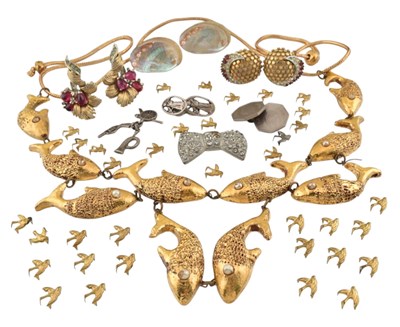 Lot 270 - COLLECTION OF VINTAGE & MODERN COSTUME JEWELLERY