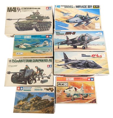 Lot 263 - MODEL KITS - TAMIYA & FUJIMI JAPANESE MODEL KITS