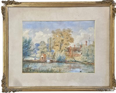 Lot 553 - PIERS EGERTON WARBURTON - 19TH CENTURY WATERCOLOUR ON PAPER PAINTING