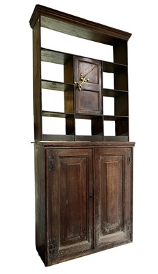 Lot 463 - 18TH CENTURY OAK DRESSER CABINET CUPBOARD
