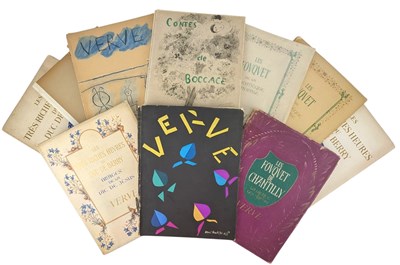Lot 15 - VERVE: AN ARTISTIC AND LITERARY QUARTERLY - 10 ISSUES FROM 1940-50, INC MATISSE, PICASSO, BONNARD