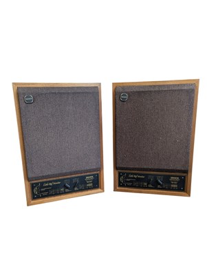Lot 1 - TANNOY ' LITTLE RED MONITOR ' TEAK CASED SPEAKERS