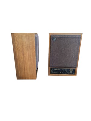 Lot 1 - TANNOY ' LITTLE RED MONITOR ' TEAK CASED SPEAKERS