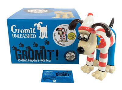 Lot 673 - WALLACE & GROMIT - GROMIT UNLEASHED FIGURINE - WHERE'S WALLACE