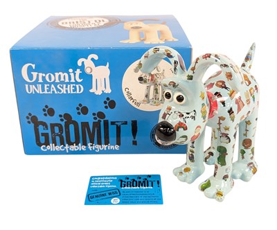 Lot 687 - WALLACE & GROMIT - GROMIT UNLEASHED FIGURINE - COLLARFULL