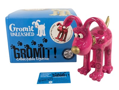 Lot 688 - WALLACE & GROMIT - GROMIT UNLEASHED FIGURINE - STAT'S THE WAY TO DO IT LAD